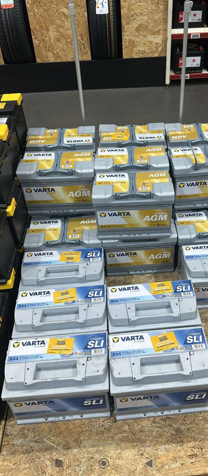 بطاريات VARTA AGM و SLI